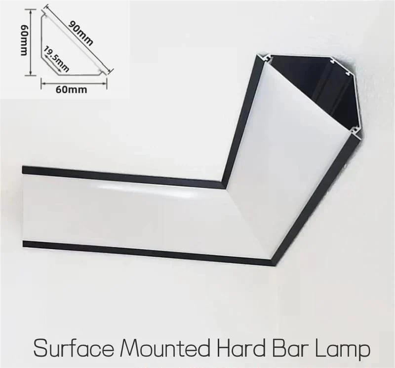 Ceiling Corner Aluminum Profile Light 45 Degree