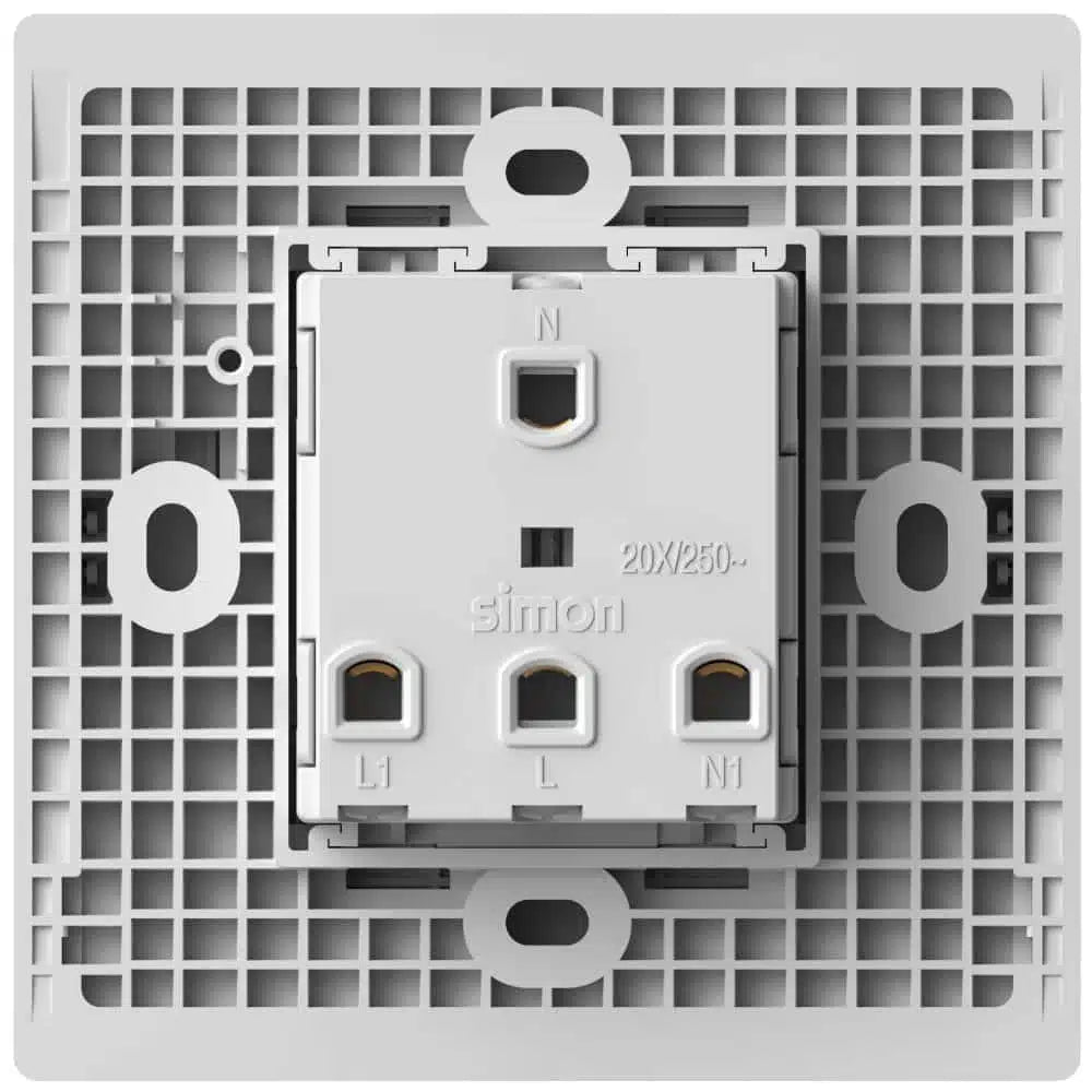 20A Double Pole Switch with LED - Simon