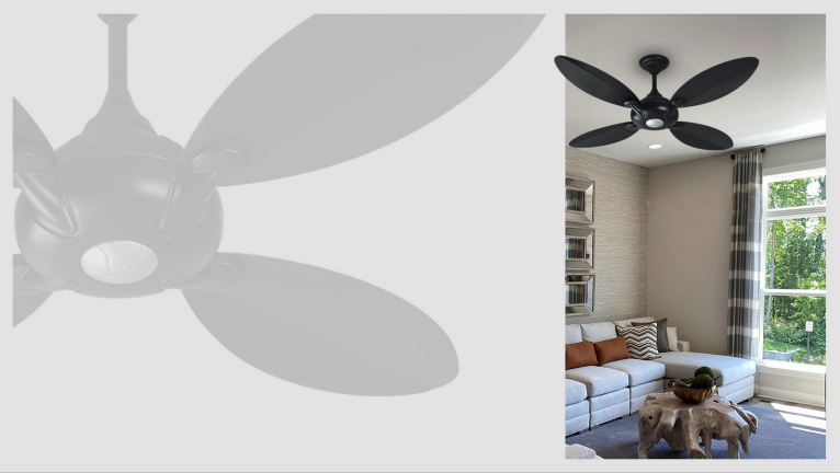 SK Inverter Fan BUTTERFLY With Remote 56"