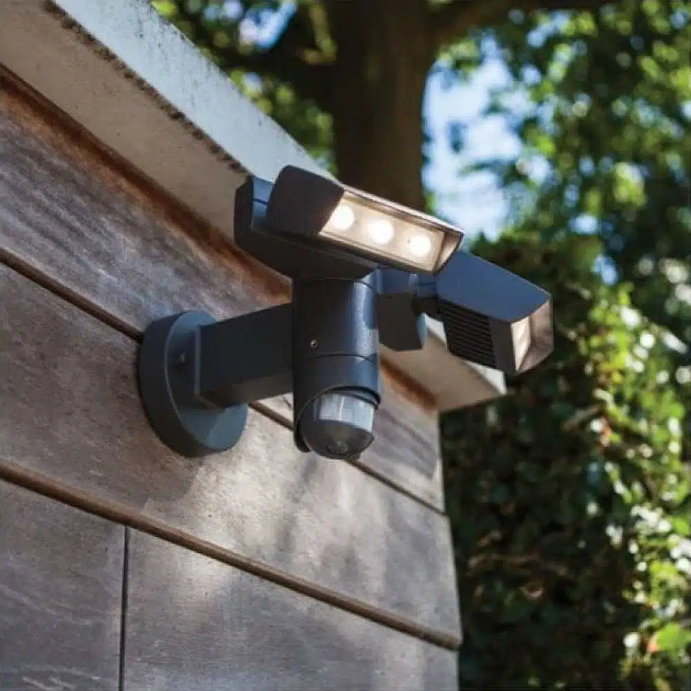 CORN Lutec Outdoor Wall Light with PIR Sensor