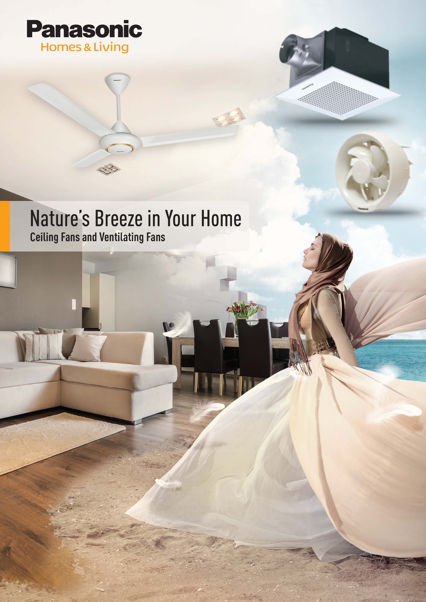 Panasonic Wall mount Ventilation Fan 8″