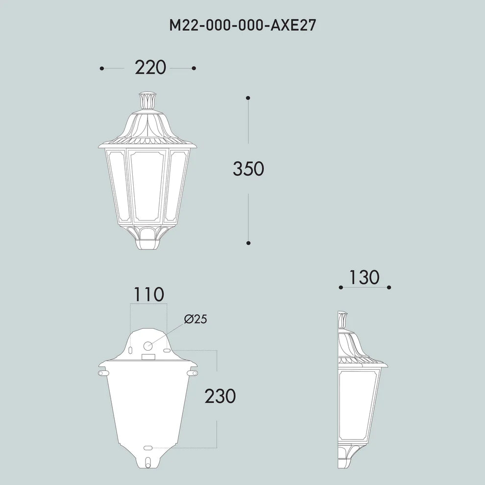 IESSE Classic Half Wall Light