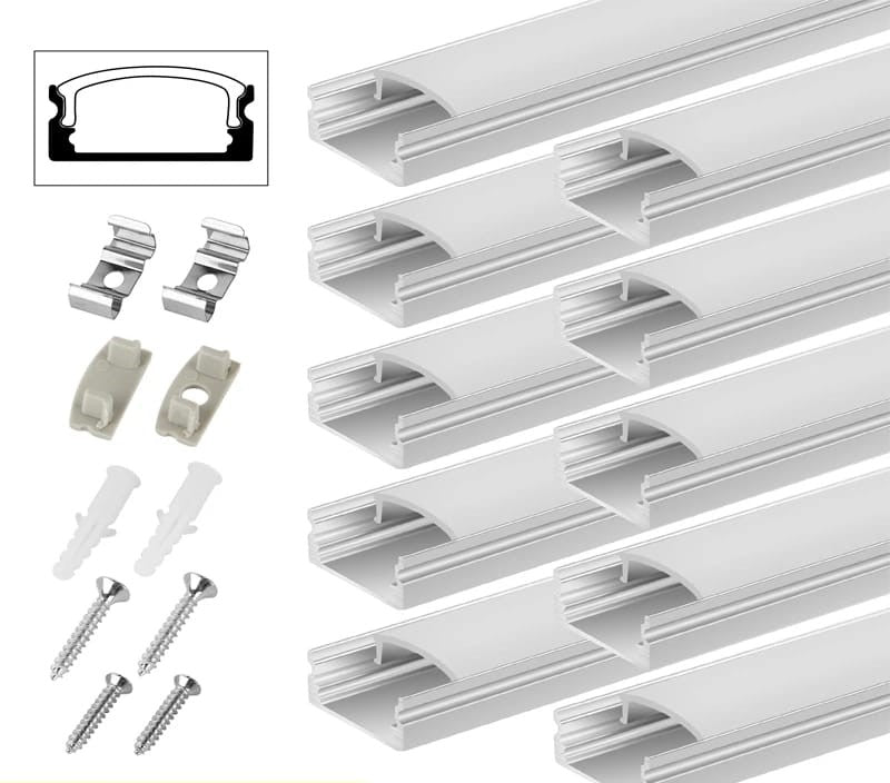 Aluminum Profile Light (17mm) Rs 2300/ Length With LED Strip
