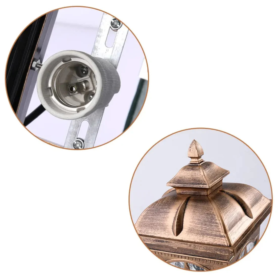 European Style Gate Light (Antique Gold)