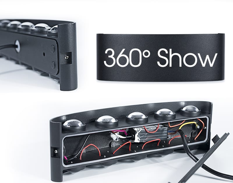 Waterproof Outdoor Up & Down Wall Washer
