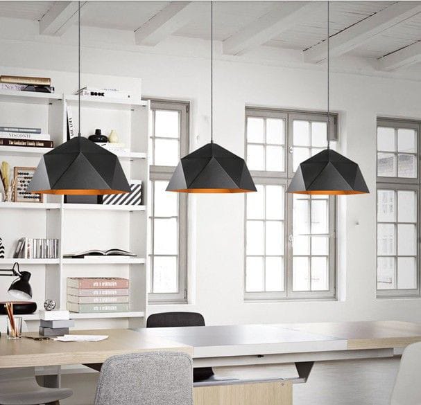 Geometric Bowl Shaped Ceiling Pendant Lamp