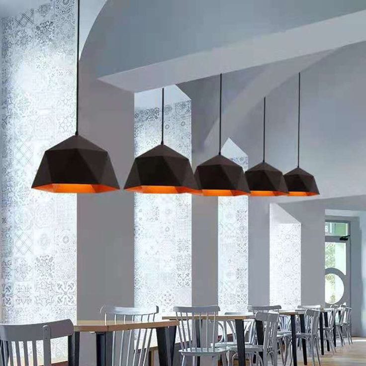 Geometric Bowl Shaped Ceiling Pendant Lamp