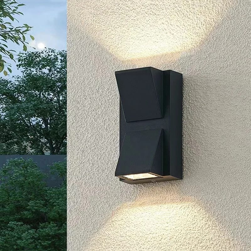 Modern Dual Head Waterproof Wall Light