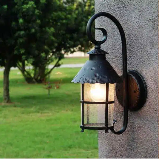 Vila Outdoor Wall Light Round Base
