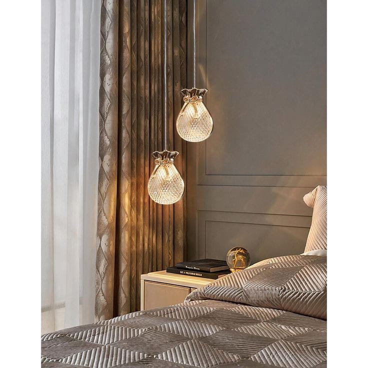 Single Handbag (Pouch) pendant Lamp