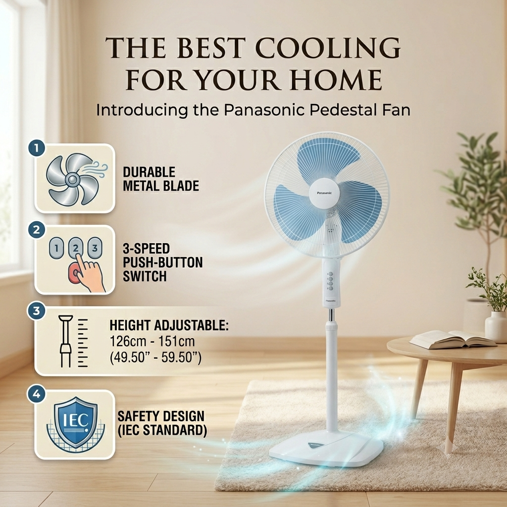 Panasonic Pedestal Fan