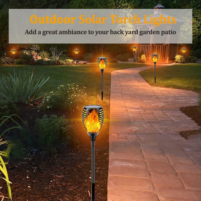 Solar Torch Garden Light (Set of 4pcs)