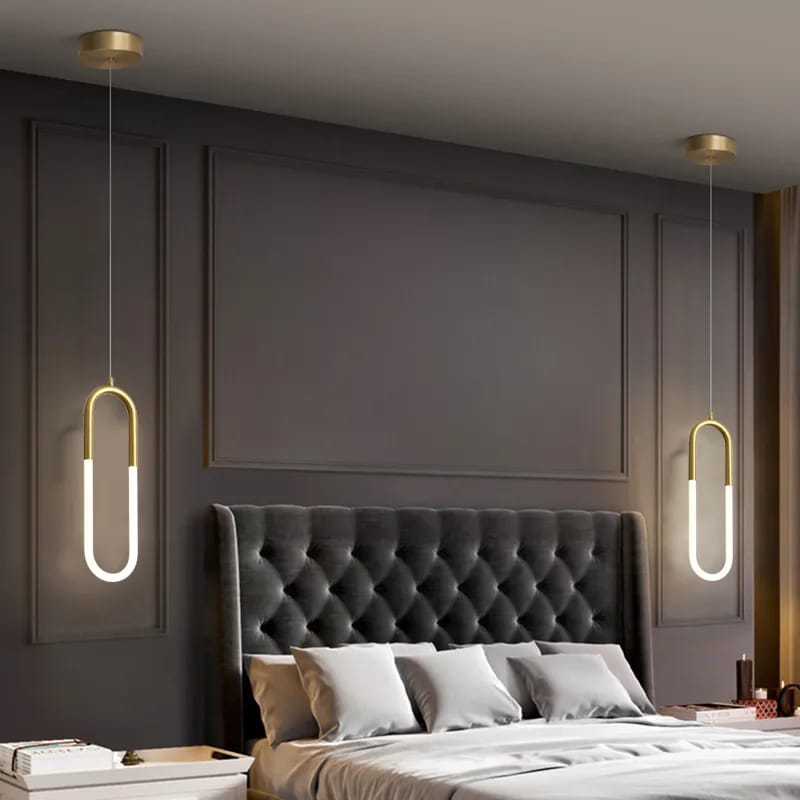 U Shaped Long Line Modern Hanging Lamp