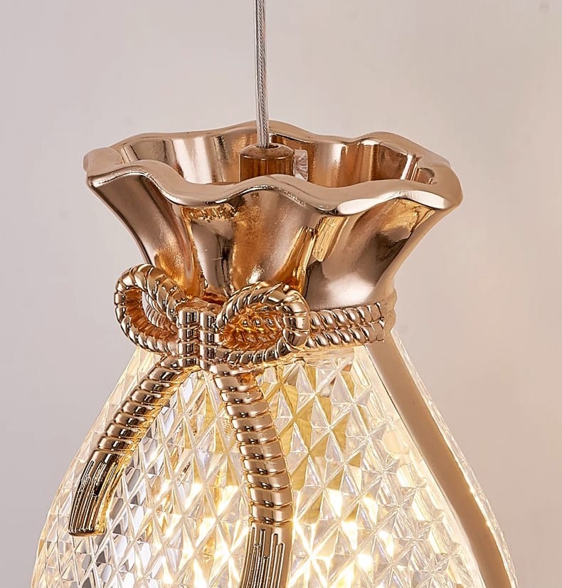 Single Handbag (Pouch) pendant Lamp