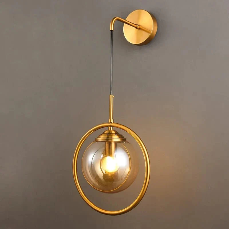 Modern Glass Ball Wall Light