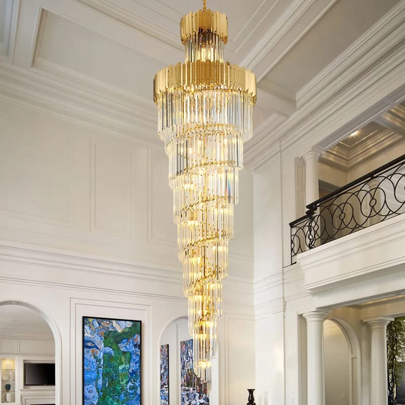 Gold Luxury Crystal Chandelier