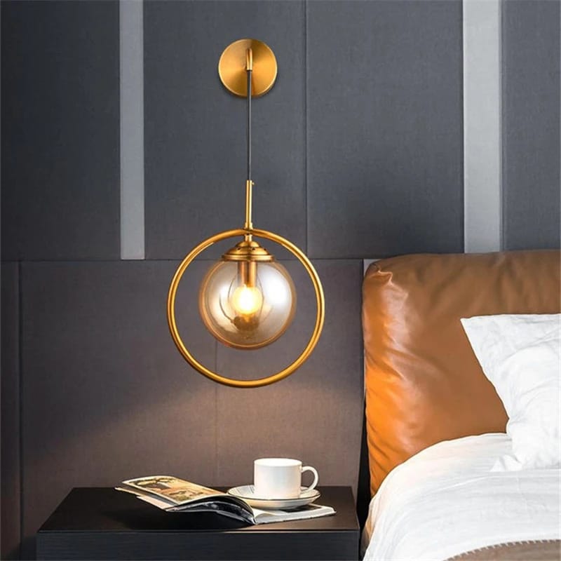 Modern Glass Ball Wall Light