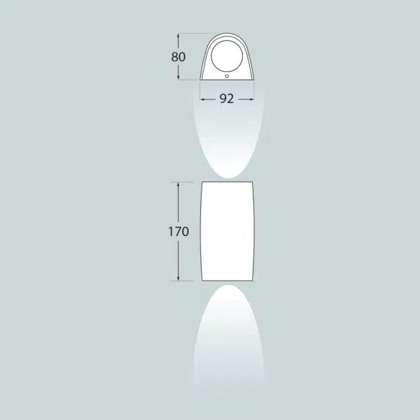 Two Way Up & Down Bulkhead Lamp - Fumagalli