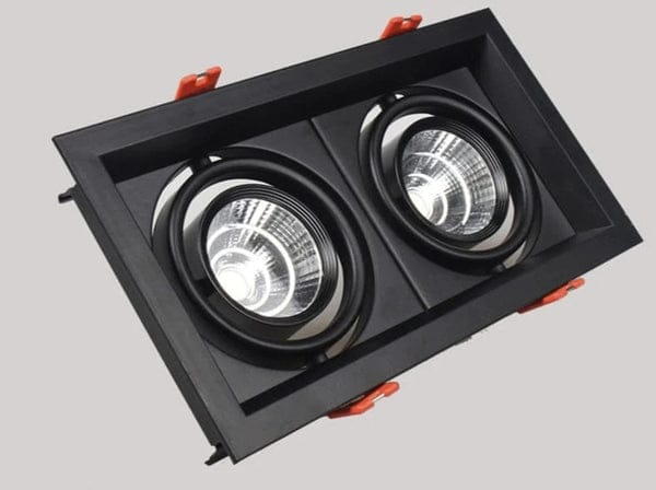 COB Downlight Rectangular Recessed (2x8watt) – HomeFit