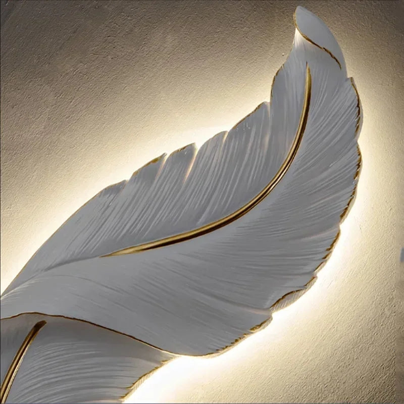 Nordic Artistic Luxury Leaf Style LED