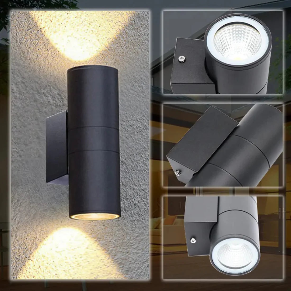 Cylinder COB UP Down Wall Light (Small)