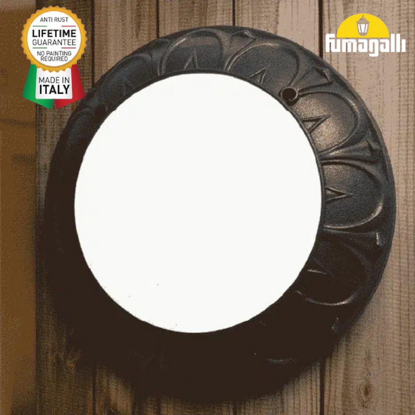 Rita Range Classical Round Bulkhead Lamp - Fumagalli