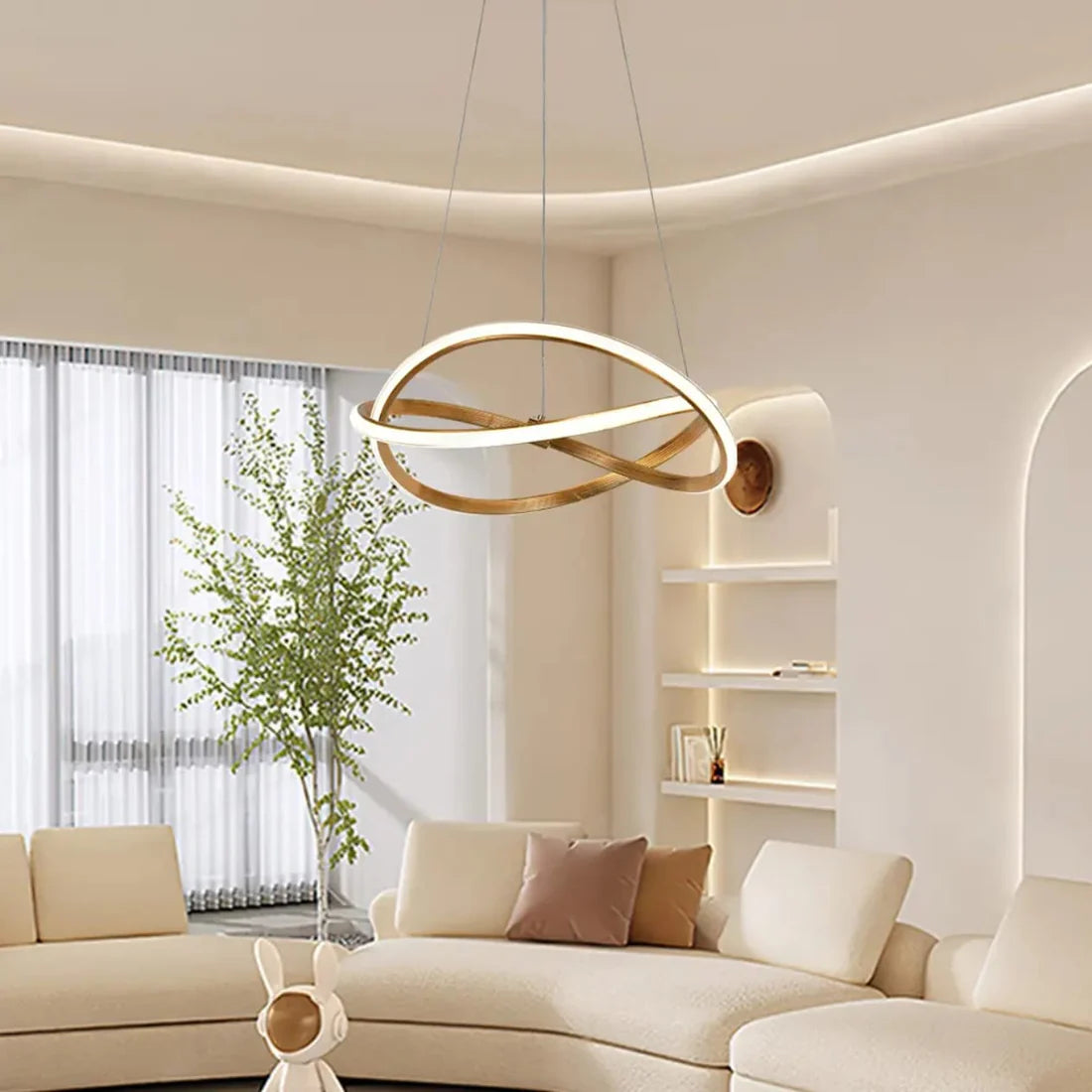 Nordic Modern LED Hanging Light (3in1)