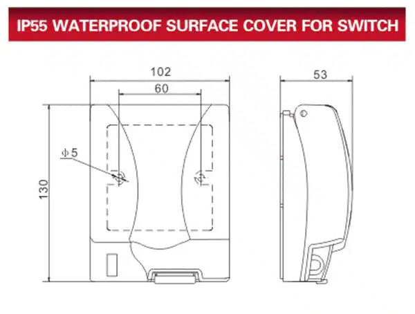 Weatherproof Cover with Lock System (3x3)