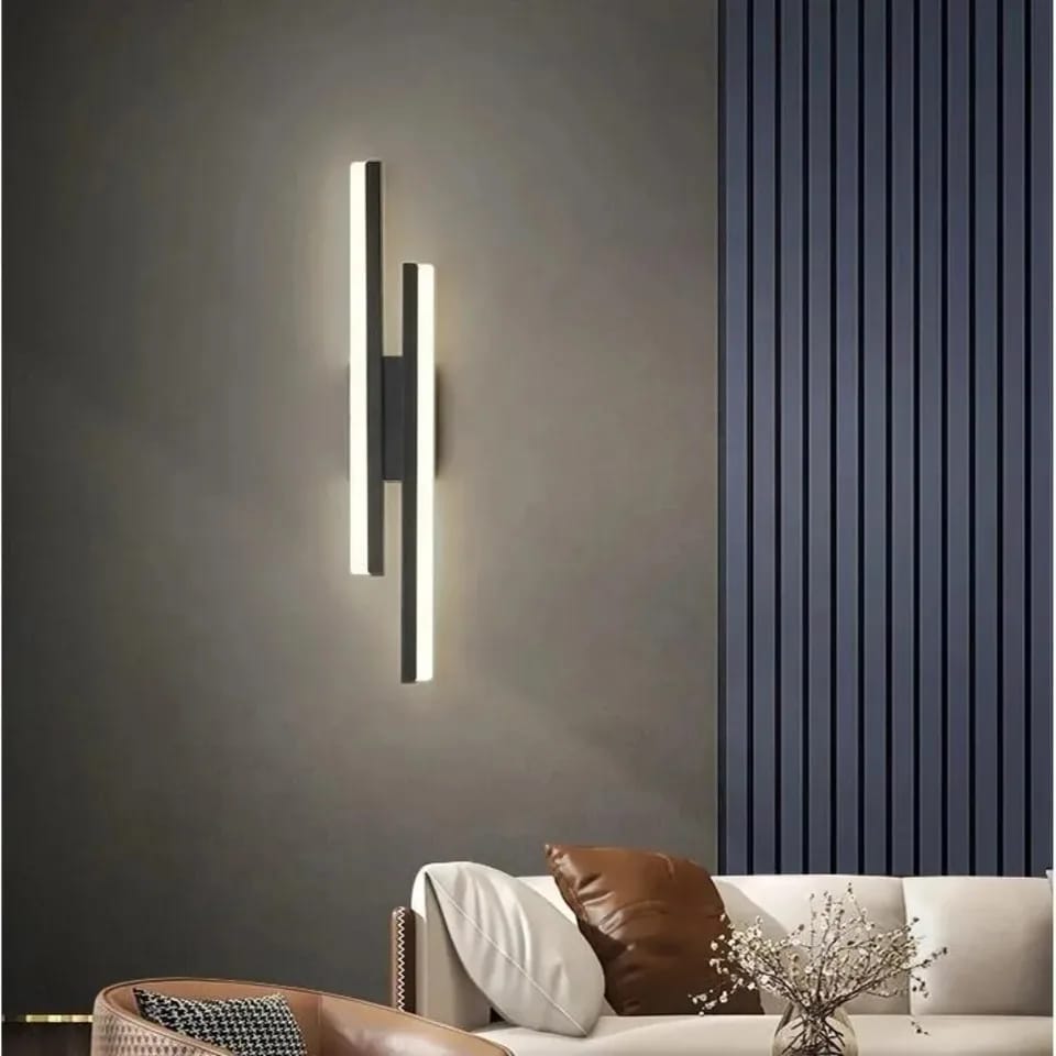 Modern Long Twins Line Wall Lamp