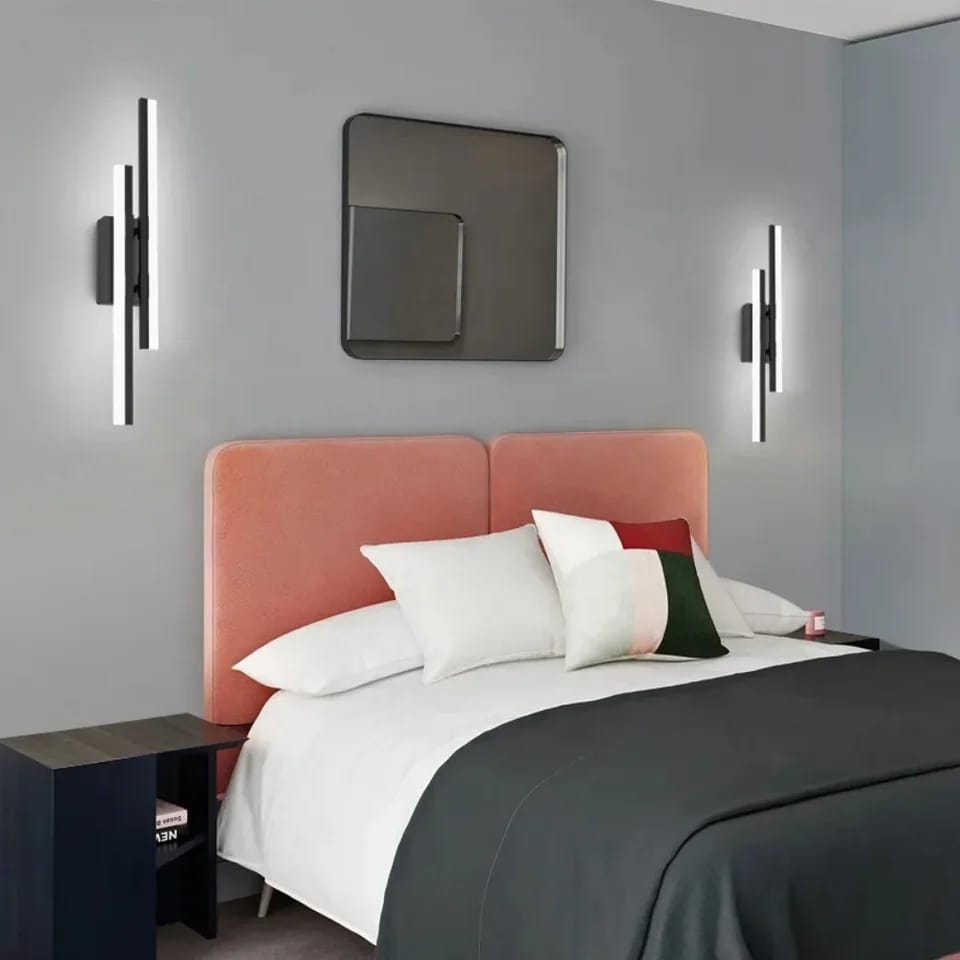 Modern Long Twins Line Wall Lamp