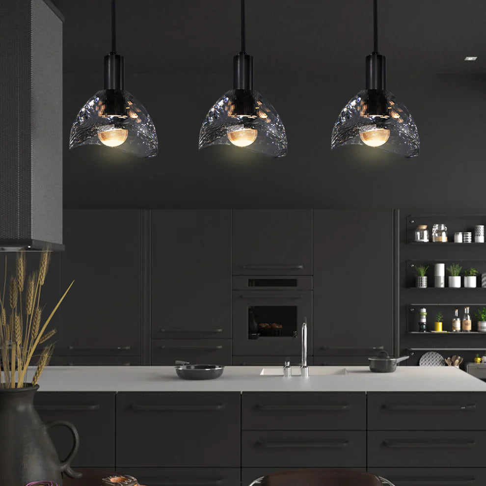 Crystal Bowl Shade Hanging Light