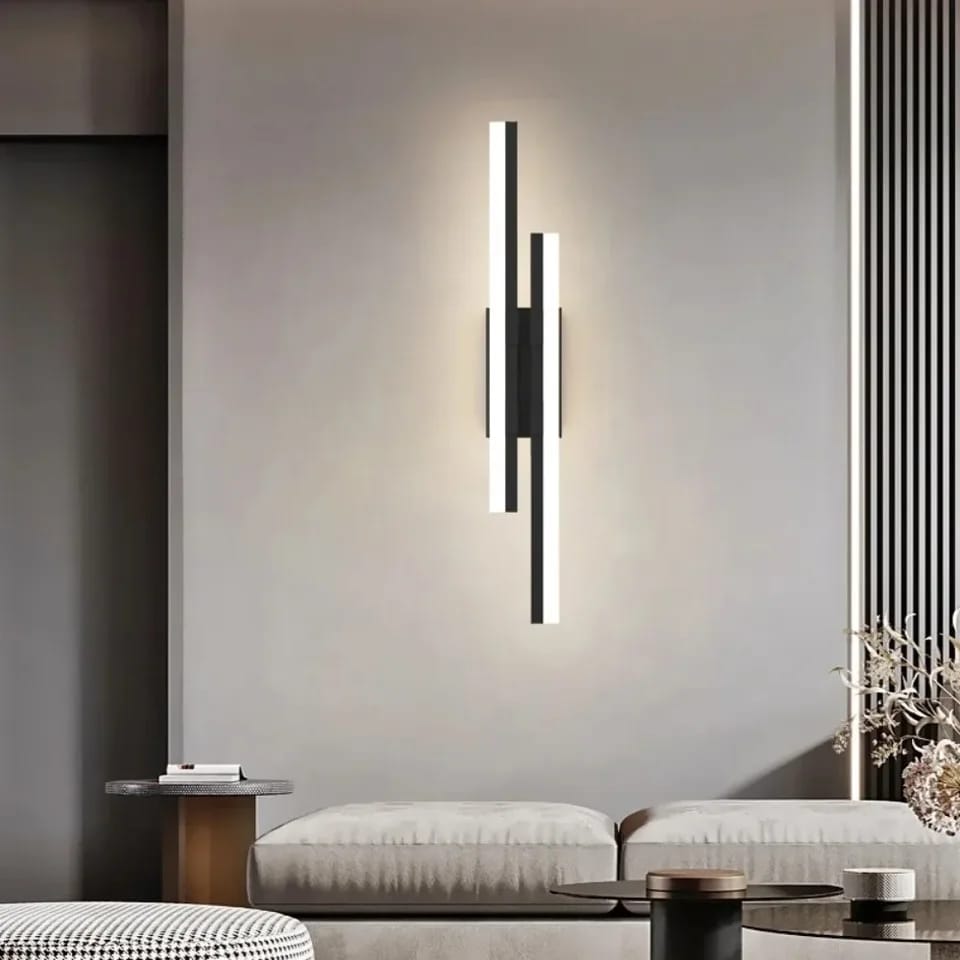 Modern Long Twins Line Wall Lamp