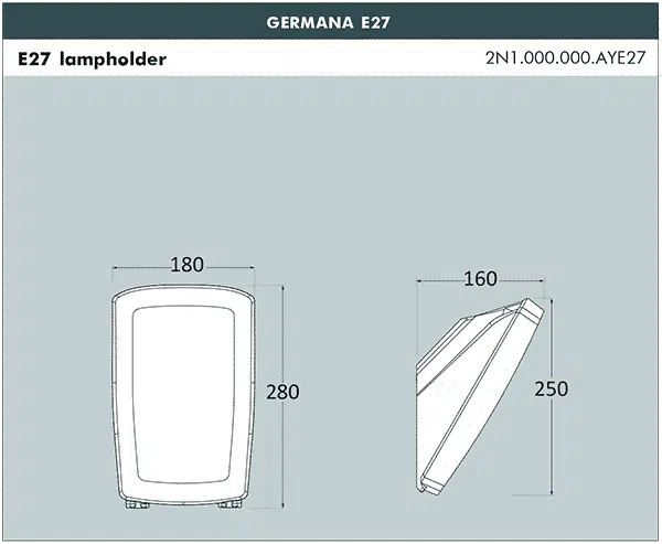 German Range Flood Light - Fumagalli