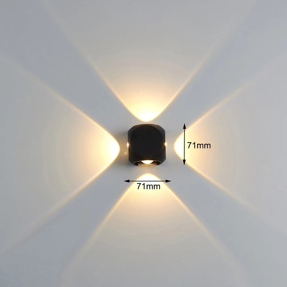 Small Ball Aluminum Waterproof IP65 Wall Light