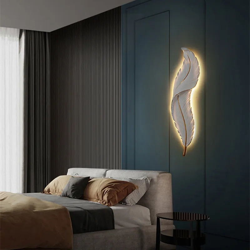 Nordic Artistic Luxury Leaf Style LED