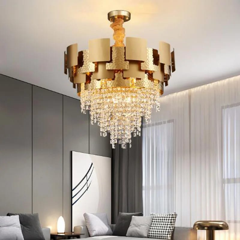 Luxury Design Gold Crystal Chandelier (500mm) – HomeFit