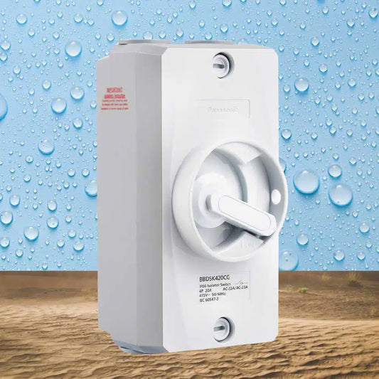 Panasonic Isolator Switch 4P 20A IP66