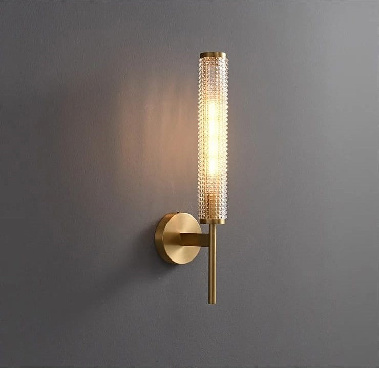 Modern Luxury Long Glass Wall Light