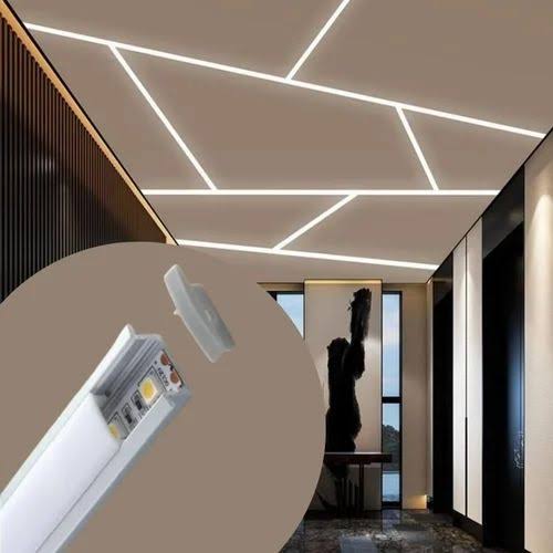 Aluminum Profile light 23mm > Rs 3250/ Length With LED Strip