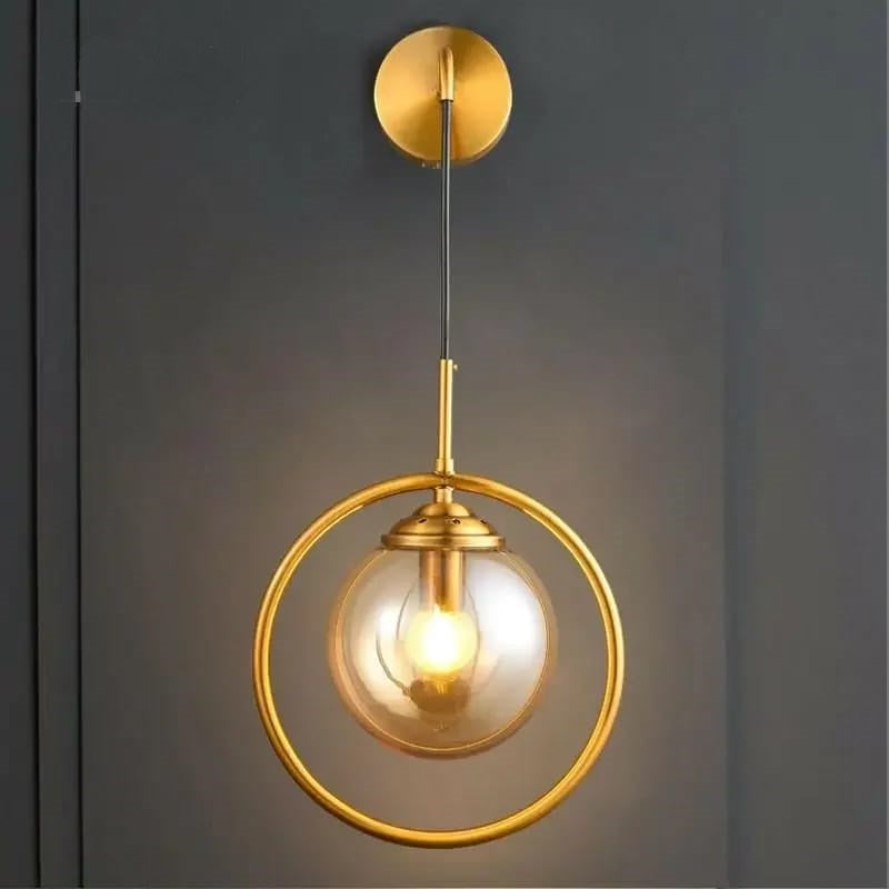 Modern Glass Ball Wall Light