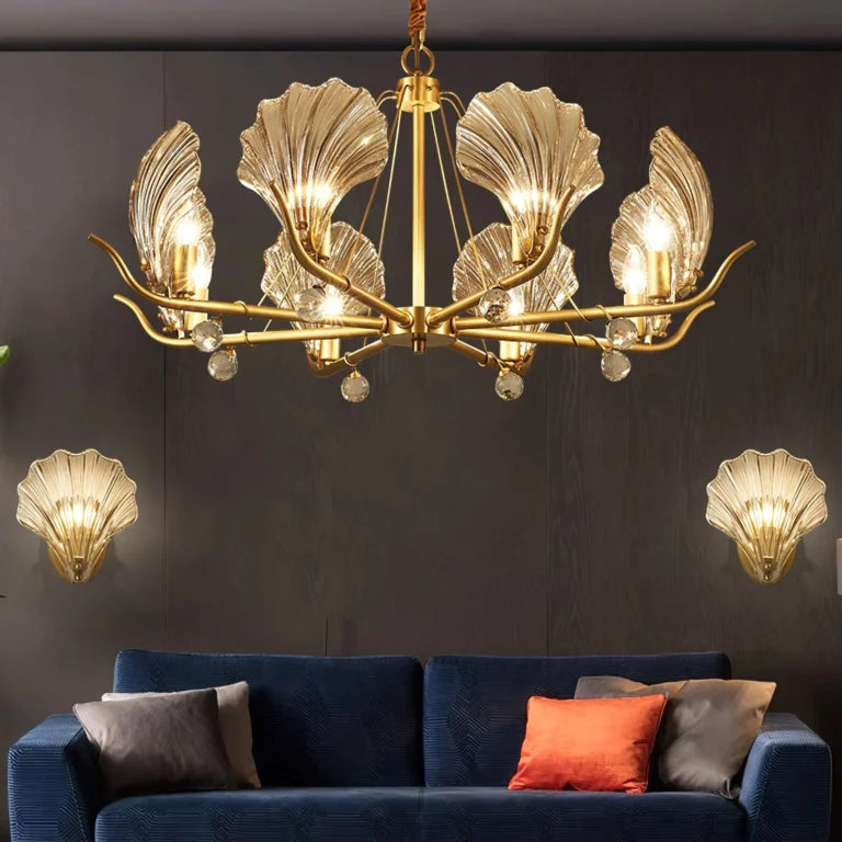 Post Modern Luxury Shell Style Chandelier (800mm)