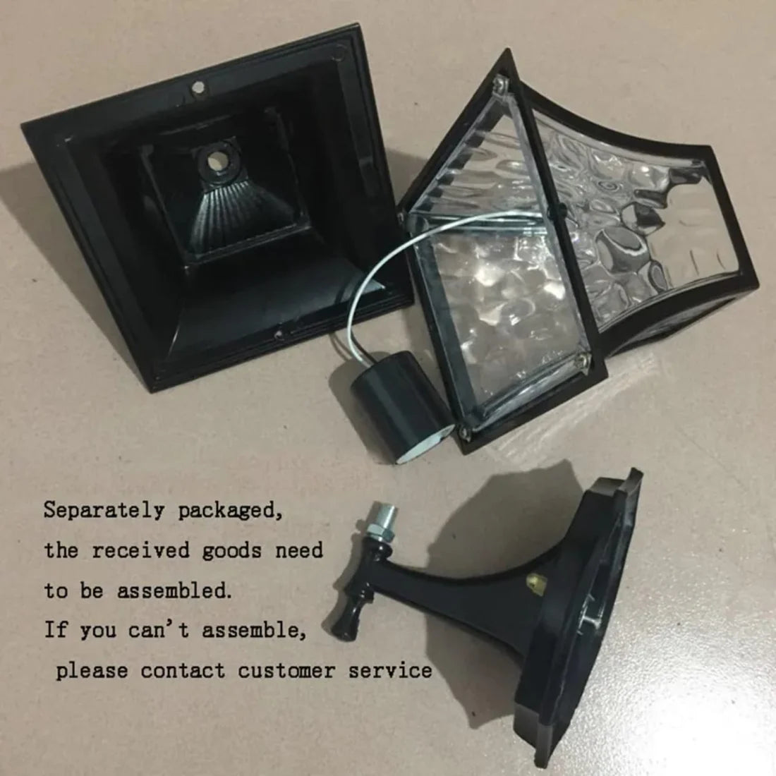 Classic Outdoor Wall Light downside