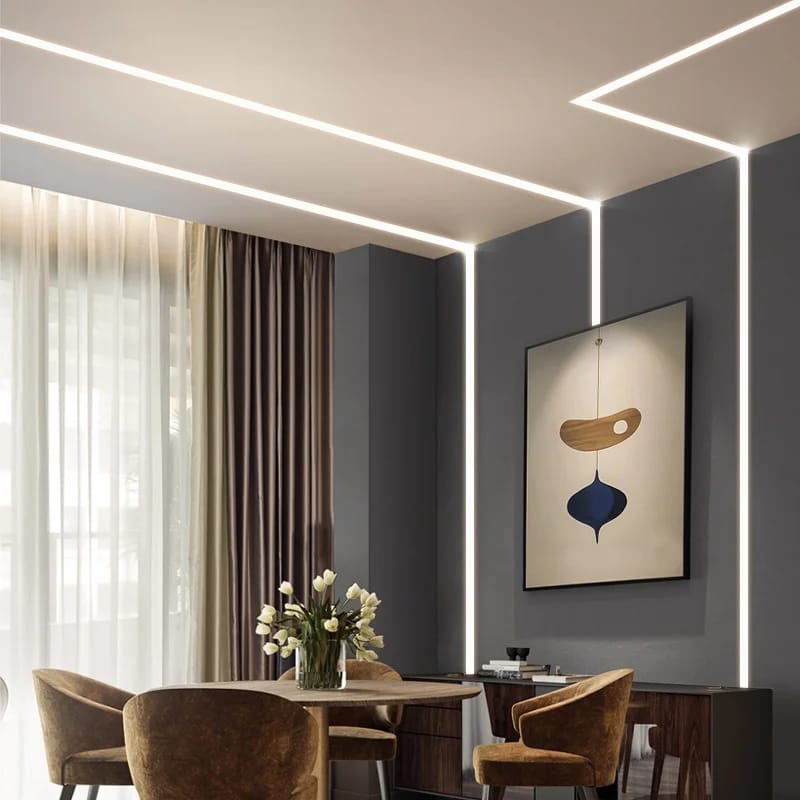 Aluminum Profile Light (47mm) Rs. 7450/ Length With LED Strip – HomeFit