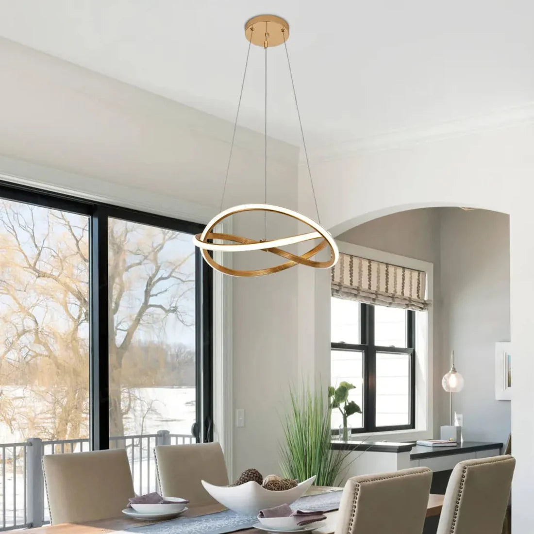 Nordic Modern LED Hanging Light (3in1)