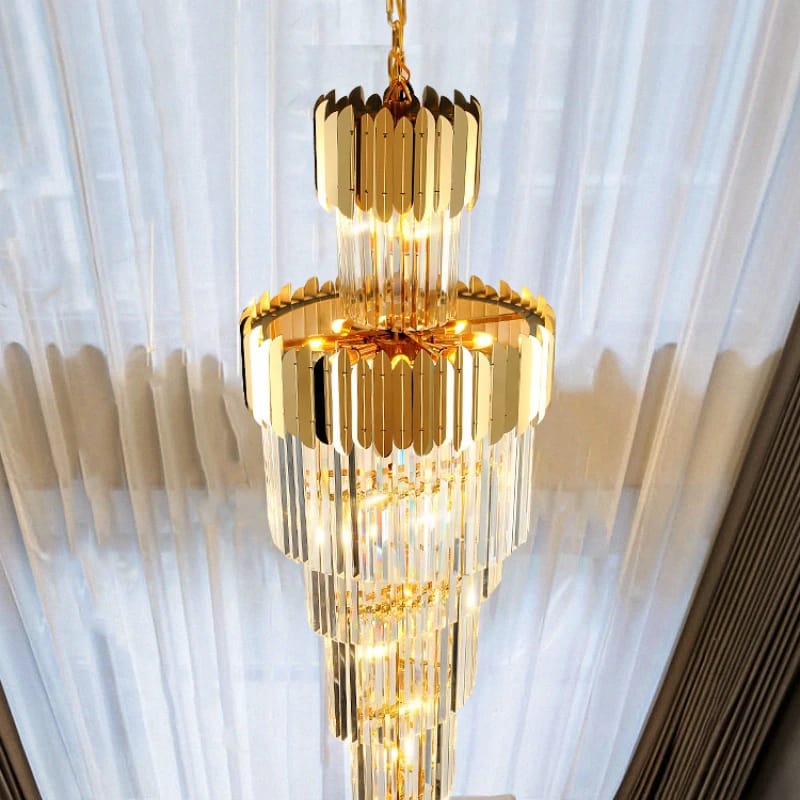 Gold Luxury Crystal Chandelier