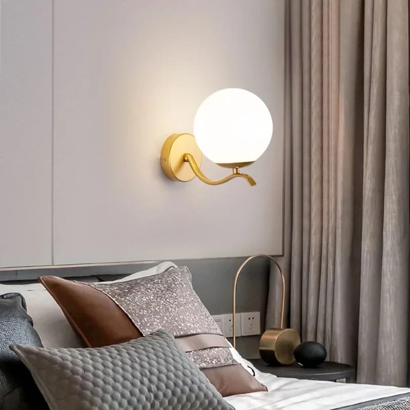 Spherical Modern Glass Ball Lamp