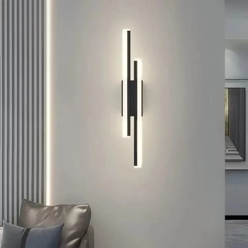 Modern Long Twins Line Wall Lamp