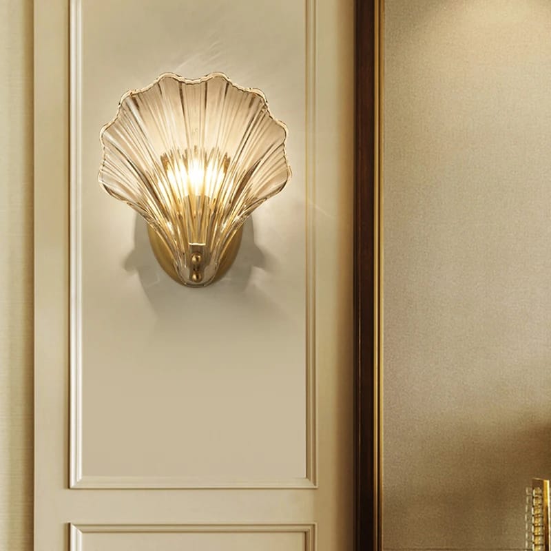 Post Modern Luxury Shell Style Wall Light