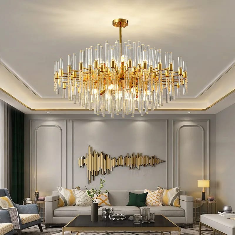 Modern Luxury Crystal Chandelier (800mm) Round