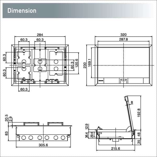 Floor Outlet Box Panasonic